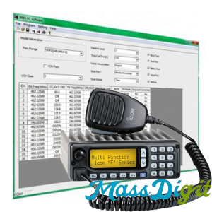 Programming Software for Icom IC-F1610/IC-F1620/IC-F2610/IC-F2620 Radio