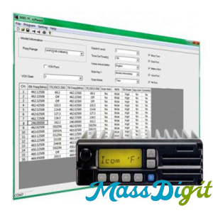 Programming Software for Icom IC-F1010 IC-F2010 Mobile Radio